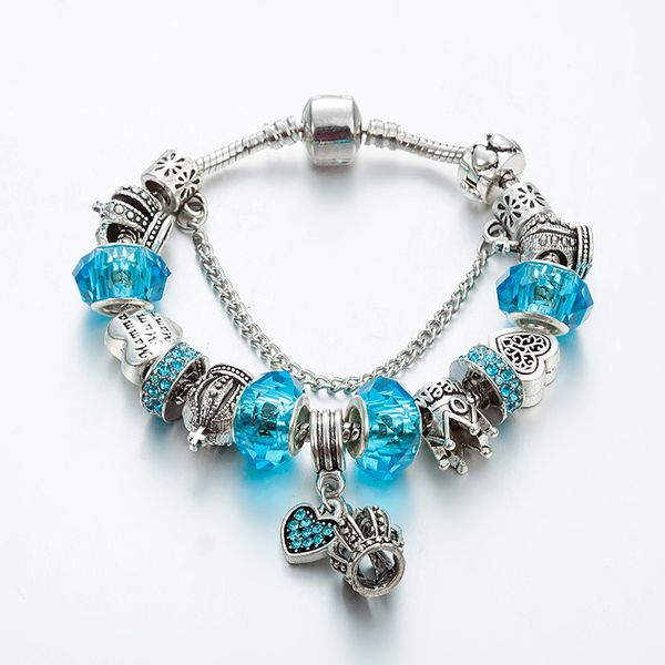 luxury fashion brand bracelet blue diy crystal different region amorous feelings charm for women bracelet jewelry, Golden;silver
luxury fashion brand bracelet blue diy crystal different region amorous feelings charm for women bracelet jewelry, Golden;silver
