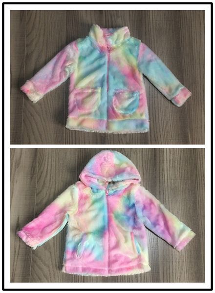 baby girl winter/spring clothes girls plush hoodie with rainbow color girls sherpa y200704, Blue
baby girl winter/spring clothes girls plush hoodie with rainbow color girls sherpa y200704, Blue