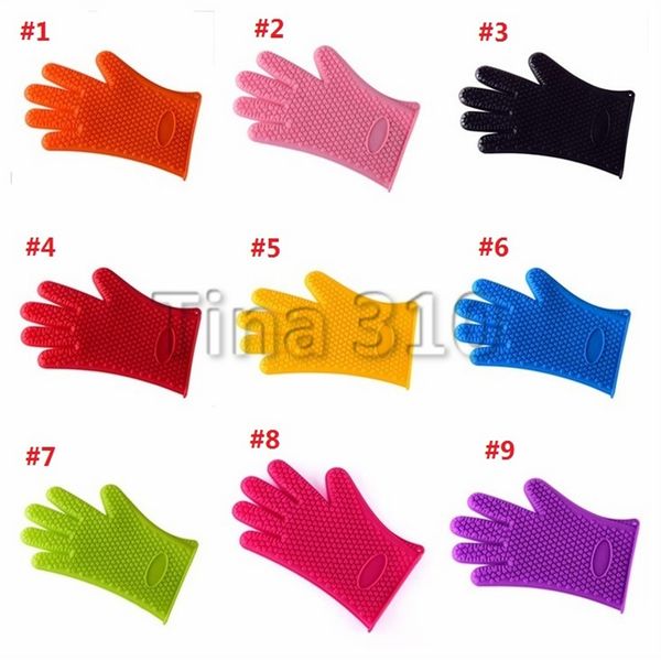 9 high temperature resistant silicone gloves heat resistant gloves anti-and anti-skid microwave oven oven gloves t3i5179
9 high temperature resistant silicone gloves heat resistant gloves anti-and anti-skid microwave oven oven gloves t3i5179