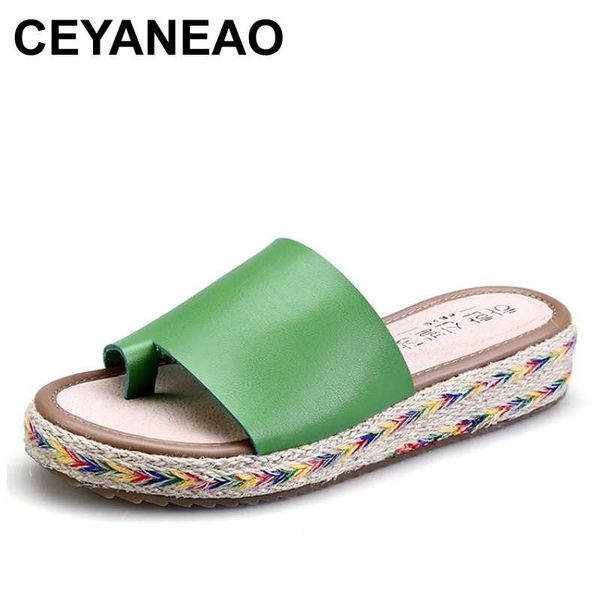 ceyaneao 2020flat heel summer shoes woman genuine leather clip toe slippers mixed color rope weave heel sandals women thon, Black
ceyaneao 2020flat heel summer shoes woman genuine leather clip toe slippers mixed color rope weave heel sandals women thon, Black