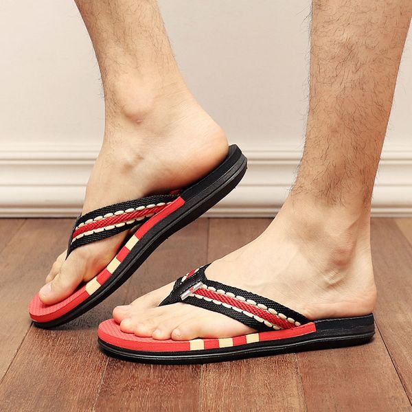 fashion men summer outdoor stripe flip flops shoes casual sandals male light slipper outdoor beach flip-flops, Black
fashion men summer outdoor stripe flip flops shoes casual sandals male light slipper outdoor beach flip-flops, Black