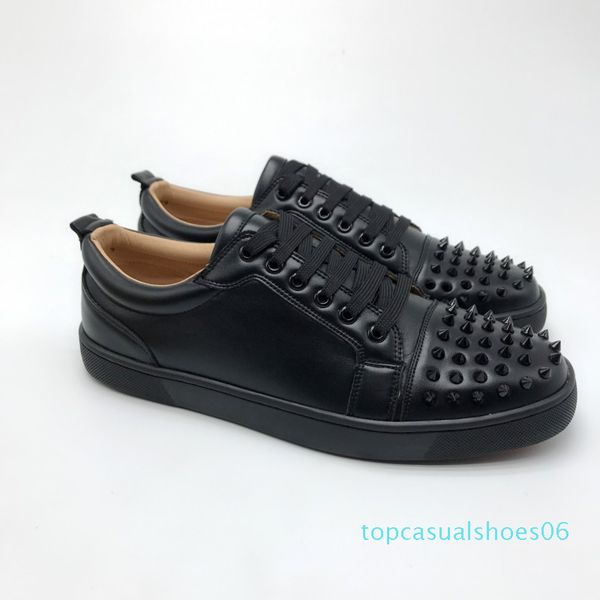 red bottoms lace up casual shoes red bottom low cut fashion leather suede party wedding men women shoes size 36-47 shoes t06, Black
red bottoms lace up casual shoes red bottom low cut fashion leather suede party wedding men women shoes size 36-47 shoes t06, Black