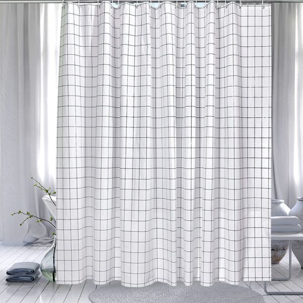 white plaid shower curtain 180cm waterproof bathroom partition curtain white polyester moisture-proof shower curtain
white plaid shower curtain 180cm waterproof bathroom partition curtain white polyester moisture-proof shower curtain
