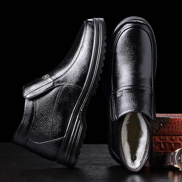 boots genuine leather shoes men with wool mens winter footwear casual business snow brown/black ankle
boots genuine leather shoes men with wool mens winter footwear casual business snow brown/black ankle