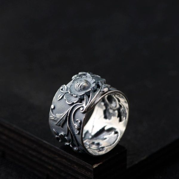 100% real 999 pure silver flower resizable rings for women mother party gift retro fashion thai silver jewelry, Golden;silver
100% real 999 pure silver flower resizable rings for women mother party gift retro fashion thai silver jewelry, Golden;silver