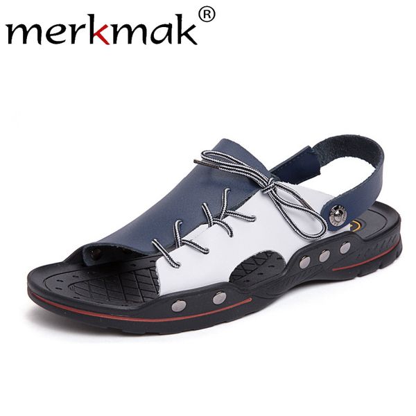 merkmak summer rome sandals men's mixed colors breathable casual slippers men big size 48 leather flip flop flat man beach shoes, Black
merkmak summer rome sandals men's mixed colors breathable casual slippers men big size 48 leather flip flop flat man beach shoes, Black