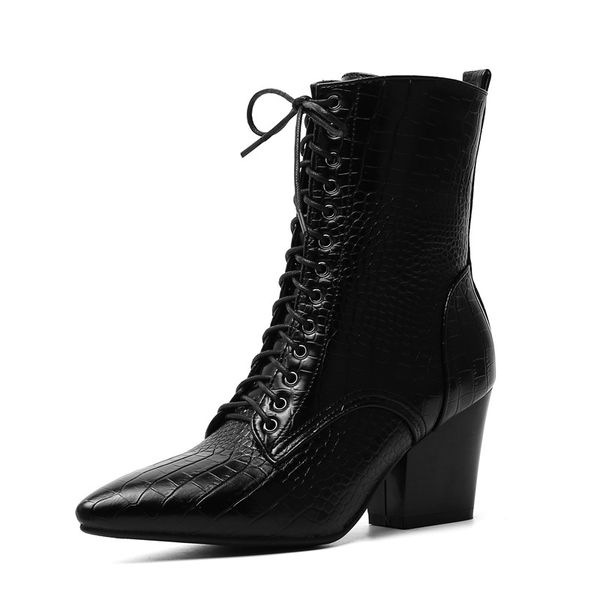 wideyis genuine leather women boot short plush boots luxury mid-calf snow boots women heel height (5-8cm) euro size 34-43, Black
wideyis genuine leather women boot short plush boots luxury mid-calf snow boots women heel height (5-8cm) euro size 34-43, Black
