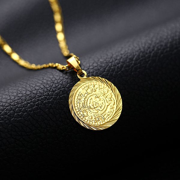 jinwateryu fashion golden copper coin necklace islam muslim ancient coin necklace, Silver
jinwateryu fashion golden copper coin necklace islam muslim ancient coin necklace, Silver