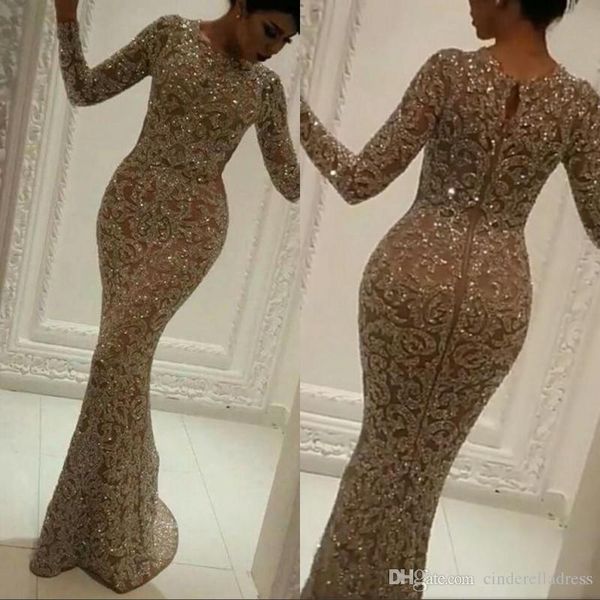 2020 glitter arabic full sequined prom dresses beads long sleeves celebrity party gowns mermaid vestidos de fiesta evening dress, Black
2020 glitter arabic full sequined prom dresses beads long sleeves celebrity party gowns mermaid vestidos de fiesta evening dress, Black