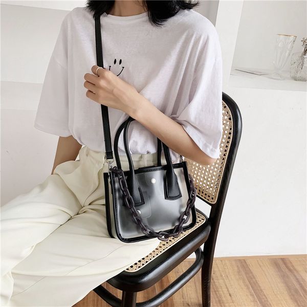 2020 new korean version of the shoulder bag women's casual fashion transparent jelly ladies crossbody bag
2020 new korean version of the shoulder bag women's casual fashion transparent jelly ladies crossbody bag