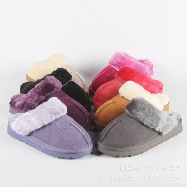 aike asia brands australia winter mens and women's indoor slippers 100% real leather warm home shoes slippers slippers cj191212, Black
aike asia brands australia winter mens and women's indoor slippers 100% real leather warm home shoes slippers slippers cj191212, Black