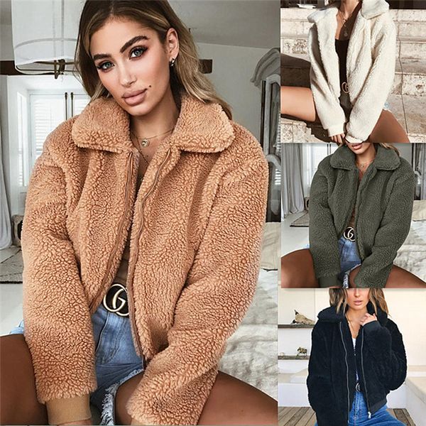 fall solid wool liner zipper up loose women coats plus size jacket streetwear casual pockets vintage long sleeves jacket, Black;brown
fall solid wool liner zipper up loose women coats plus size jacket streetwear casual pockets vintage long sleeves jacket, Black;brown
