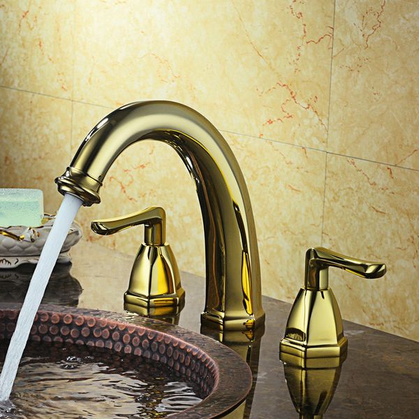 8" 3 holes widespread mixer tap 2-handle bathroom sink faucet gold/chrome/antique black orb
8" 3 holes widespread mixer tap 2-handle bathroom sink faucet gold/chrome/antique black orb