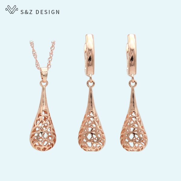 s&z design vintage bohemia 585 rose gold hollow water drop metal dangle earrings jewelry sets for women wedding party jewelry, Silver
s&z design vintage bohemia 585 rose gold hollow water drop metal dangle earrings jewelry sets for women wedding party jewelry, Silver