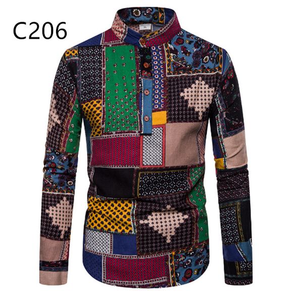 men's casual shirts fashion men shirt long sleeve europe style slim fit cotton floral mens clothes c200, White;black
men's casual shirts fashion men shirt long sleeve europe style slim fit cotton floral mens clothes c200, White;black