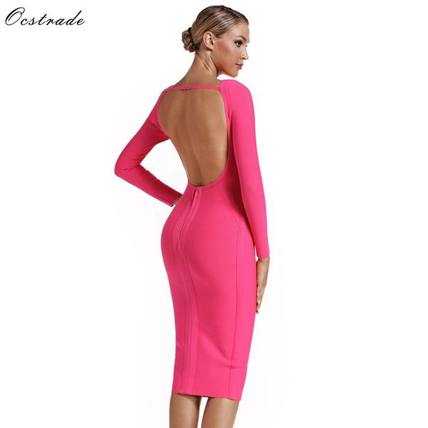 ocstrade long sleeves party dresses 2020 new fashion summer pink bandage dress women celebrity backless bodycon dress, Black;gray
ocstrade long sleeves party dresses 2020 new fashion summer pink bandage dress women celebrity backless bodycon dress, Black;gray