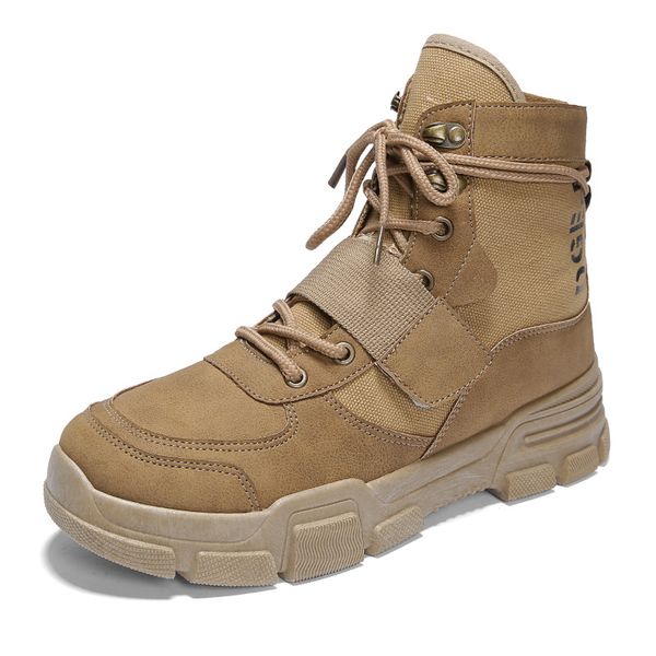 high sneakers men outdoor casual boots breathable wear slip military desert boots male hip hop boots, Black
high sneakers men outdoor casual boots breathable wear slip military desert boots male hip hop boots, Black