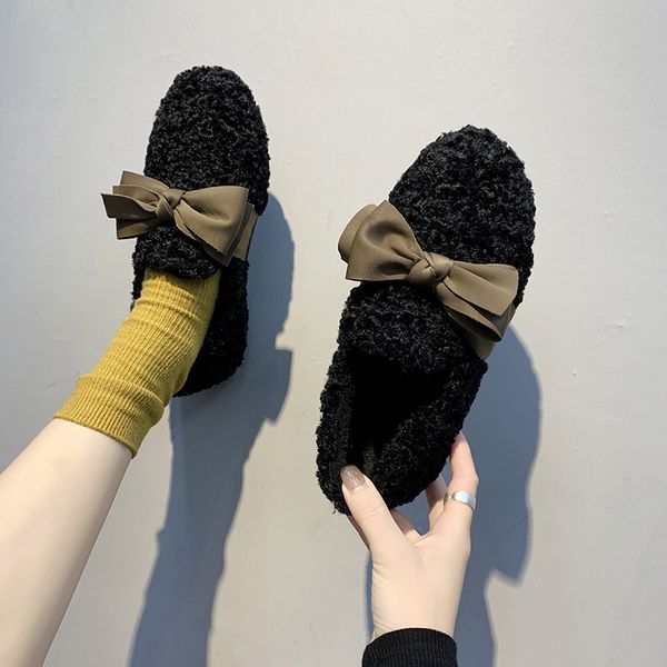 women shoes winter outdoor comfort peas shoes keep warm slip on loafers bowknot casual flats ladies zapatos de mujeru12-76, Black
women shoes winter outdoor comfort peas shoes keep warm slip on loafers bowknot casual flats ladies zapatos de mujeru12-76, Black