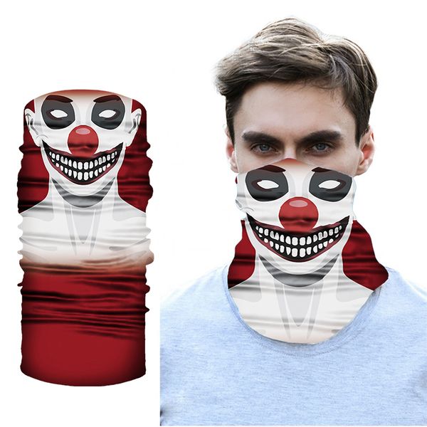 the clown bike fishing sport ski 3d seamless headwear skull neck bandanas windproof magic scarf cycling hiking mask neck gaiter, Black
the clown bike fishing sport ski 3d seamless headwear skull neck bandanas windproof magic scarf cycling hiking mask neck gaiter, Black