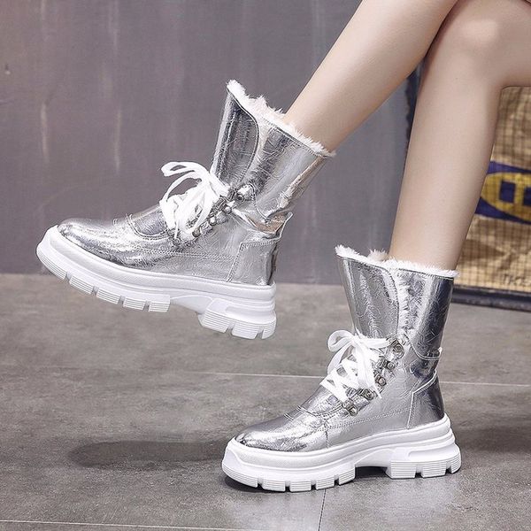 Women Winter Boots Mid-Calf Snow Boots Female Warm Fur Plush Insole High Quality Botas
Women Winter Boots Mid-Calf Snow Boots Female Warm Fur Plush Insole High Quality Botas