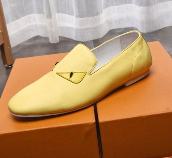 black leather set of shoes men yellow eyes designer casual shoes moccasins loafers lace ups monk straps drivers real leather sneakers werr02
black leather set of shoes men yellow eyes designer casual shoes moccasins loafers lace ups monk straps drivers real leather sneakers werr02