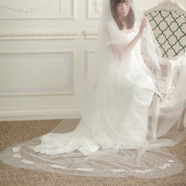 contracted smart one-tier cut edge chapel length white ivory champagne purple red black pink wedding veil meidingqianna brand bridal veil
contracted smart one-tier cut edge chapel length white ivory champagne purple red black pink wedding veil meidingqianna brand bridal veil