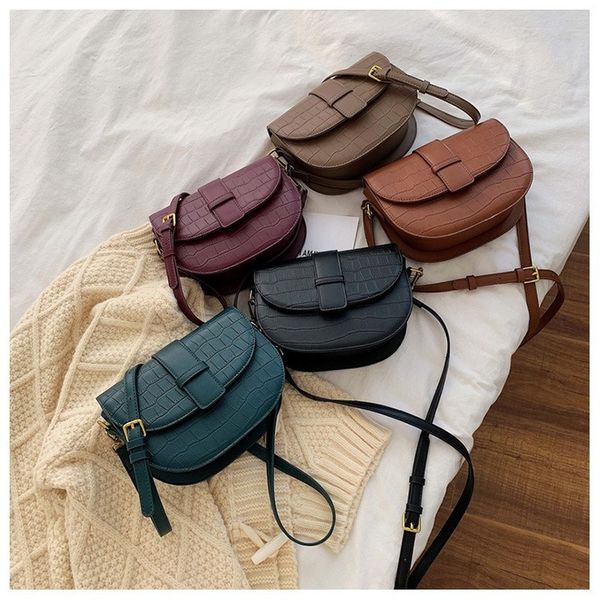 women's bag 2020new casual crocodile pattern ladies shoulder bag small fresh temperament messenger texture saddle wallet
women's bag 2020new casual crocodile pattern ladies shoulder bag small fresh temperament messenger texture saddle wallet
