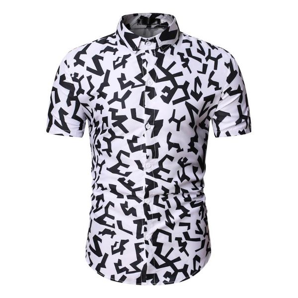 shirt for men simple print short sleeve casual male fashion wild slim blouse summer new arrival white, White;black
shirt for men simple print short sleeve casual male fashion wild slim blouse summer new arrival white, White;black
