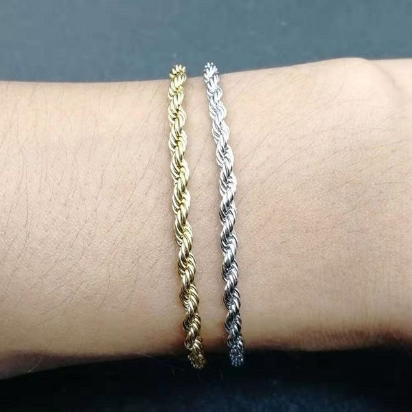 7 8 inches 3mm hip hop gold silver twisted chain bracelet for men luxury designer mens stainless steel chains bracelets fashion jewlery gift, Black
7 8 inches 3mm hip hop gold silver twisted chain bracelet for men luxury designer mens stainless steel chains bracelets fashion jewlery gift, Black