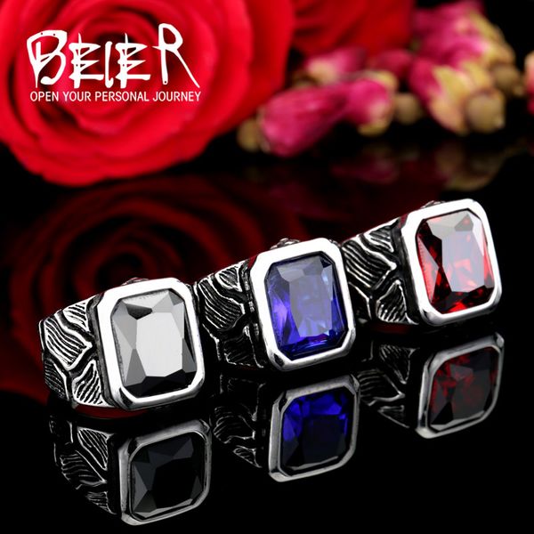beier vintage cool retro stainless steel rings 316l gothic crackle blue/black stone jewerly for man br8-236, Golden;silver
beier vintage cool retro stainless steel rings 316l gothic crackle blue/black stone jewerly for man br8-236, Golden;silver