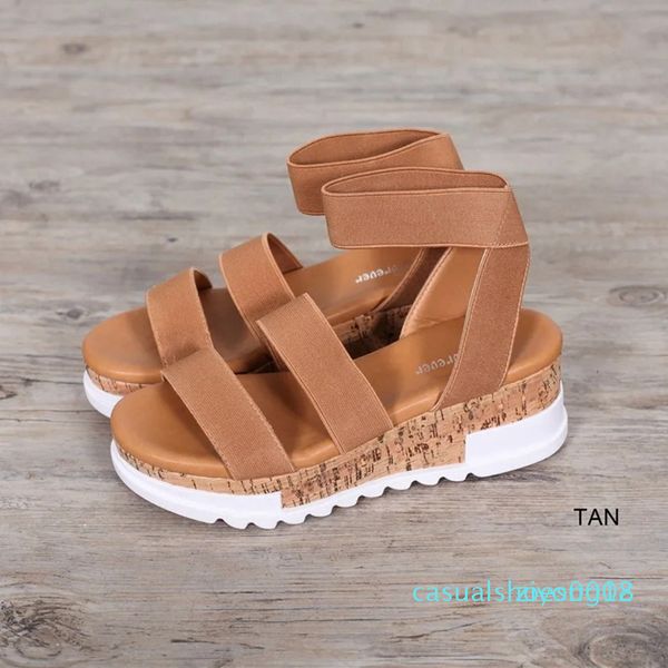 2020 fashion solid platform sandals women serpentine peep toe mid heel wedges ankle buckle strap sandal women z08, Black 
2020 fashion solid platform sandals women serpentine peep toe mid heel wedges ankle buckle strap sandal women z08, Black