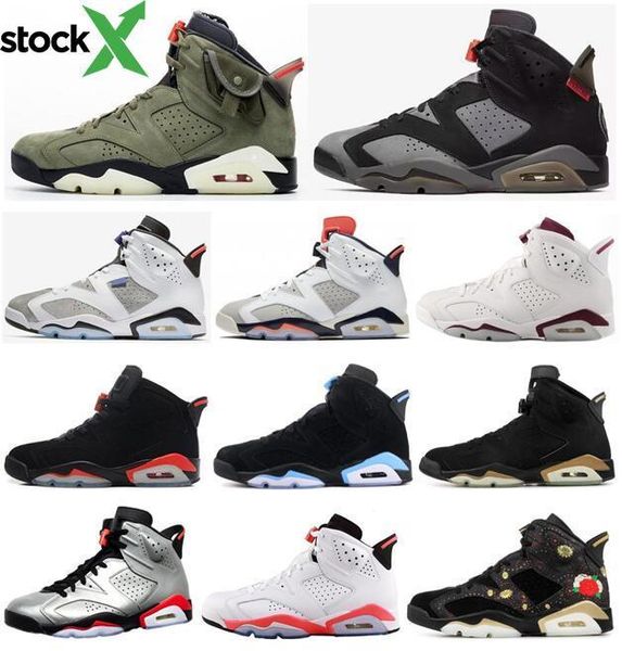 new 6 psg paris grey suede travis scotts cactus jack flint dmp cny maroon basketball shoes men 6s tinker hatfield sneakers with box, Black
new 6 psg paris grey suede travis scotts cactus jack flint dmp cny maroon basketball shoes men 6s tinker hatfield sneakers with box, Black