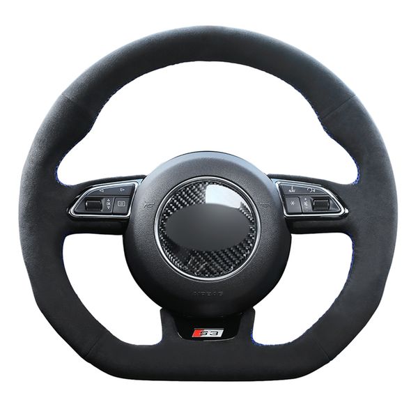 black suede hand-stitched car steering wheel cover for audi s1 8x s3 8v sportback s4 b8 avant s5 8t s6 c7 s7 g8 q3 8u sq5 8r
black suede hand-stitched car steering wheel cover for audi s1 8x s3 8v sportback s4 b8 avant s5 8t s6 c7 s7 g8 q3 8u sq5 8r