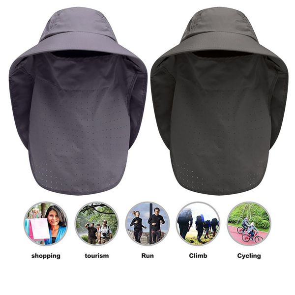 outdoor hats flap cap fishing hat anti uv protection face neck sun headband rain hiking, Black;white
outdoor hats flap cap fishing hat anti uv protection face neck sun headband rain hiking, Black;white