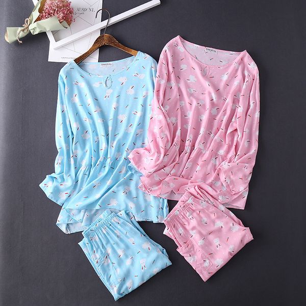 pink lingerie pajamas for women home sleepwear cotton pijama mujer print pajama nightwear, Blue;gray
pink lingerie pajamas for women home sleepwear cotton pijama mujer print pajama nightwear, Blue;gray