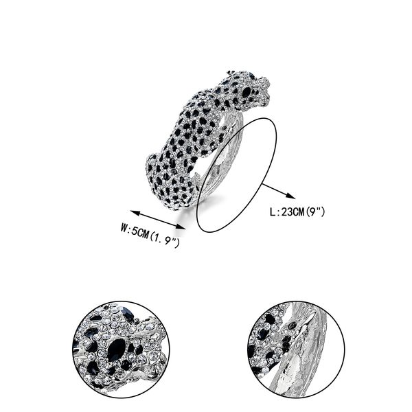 tuliper leopard panther bracelet bangle for women femme animal crystal party jewelry gift gold brazalete mujer indian, Black
tuliper leopard panther bracelet bangle for women femme animal crystal party jewelry gift gold brazalete mujer indian, Black