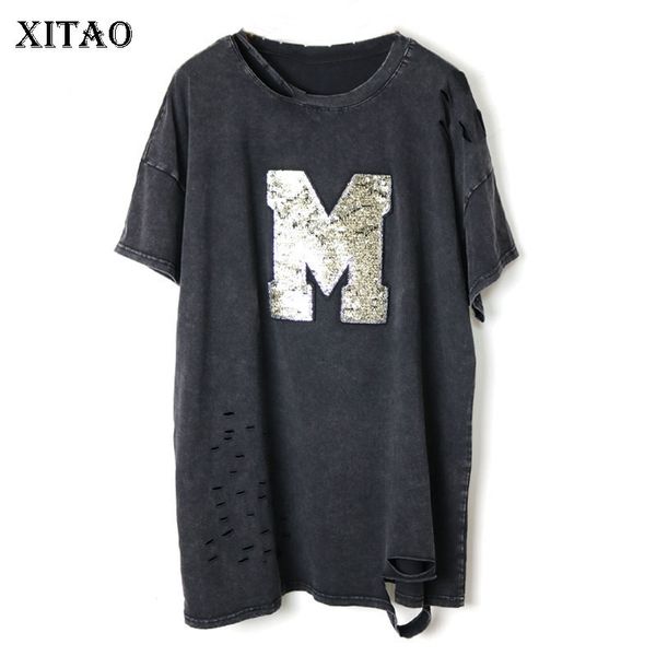 xitao punk hole sequins t рубашка личность прилив марка женские топы wild мода женщины одежда 2020 летний новый свободный tee xj4420, White
xitao punk hole sequins t рубашка личность прилив марка женские топы wild мода женщины одежда 2020 летний новый свободный tee xj4420, White