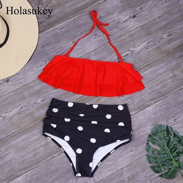 holasukey ruffles swimsuit print swimwear set solid bikini bikinis 2019 new floral women summer bathing suit biquini, White;black
holasukey ruffles swimsuit print swimwear set solid bikini bikinis 2019 new floral women summer bathing suit biquini, White;black