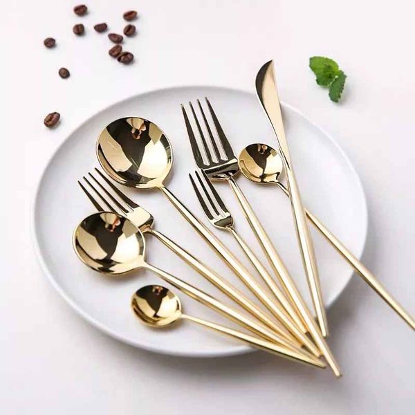creative home premium gold tableware spoon fork knife teaspoon frosted golden stainless steel food silverware tableware
creative home premium gold tableware spoon fork knife teaspoon frosted golden stainless steel food silverware tableware