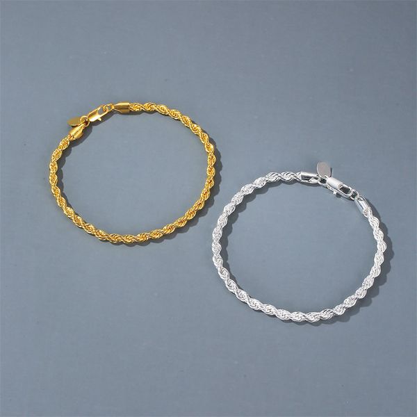 classic cool twist chain bracelet for women men gold silver color punk hip hop chains bracelets trendy jewelry gifts, Black
classic cool twist chain bracelet for women men gold silver color punk hip hop chains bracelets trendy jewelry gifts, Black