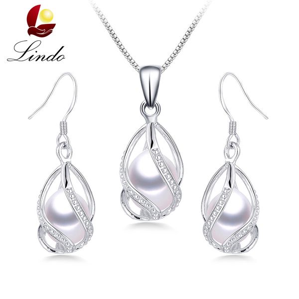100% natural freshwater pearl jewelry sets for women fashion 925 sterling silver earrings+pendant wedding jewelry with box lindo t190626
100% natural freshwater pearl jewelry sets for women fashion 925 sterling silver earrings+pendant wedding jewelry with box lindo t190626