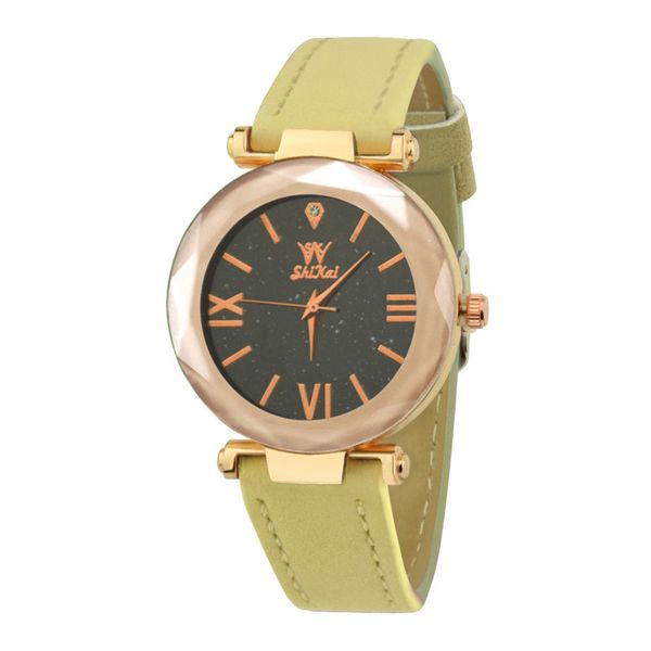 fashion high-end quality fashion retro design watch women's watches with leather strap sport simple trend quartz watch, Slivery;brown
fashion high-end quality fashion retro design watch women's watches with leather strap sport simple trend quartz watch, Slivery;brown