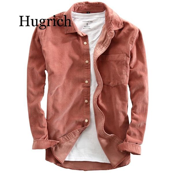 men 2020 spring and autumn fashion brand japan style vintage slim fit corduroy shirt male casual blue red shirt cloth, White;black
men 2020 spring and autumn fashion brand japan style vintage slim fit corduroy shirt male casual blue red shirt cloth, White;black
