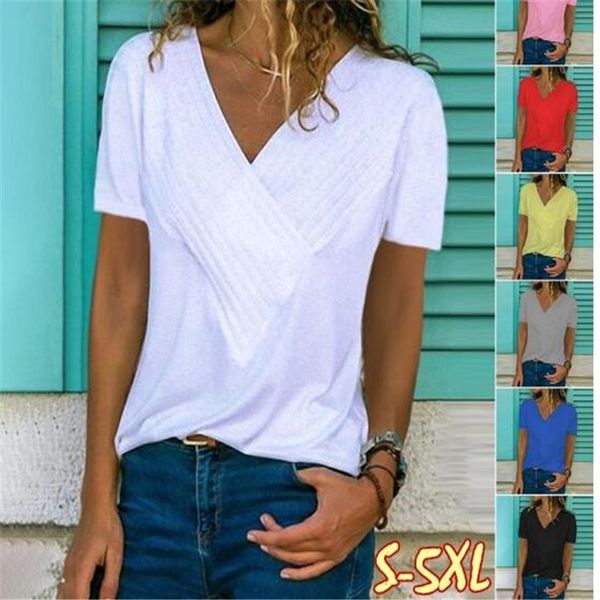 10pcs/lot plus size 5xl blouses summer womens short sleeve v-neck blouse shirt women solid blusas 2019 chemisier femme, White
10pcs/lot plus size 5xl blouses summer womens short sleeve v-neck blouse shirt women solid blusas 2019 chemisier femme, White