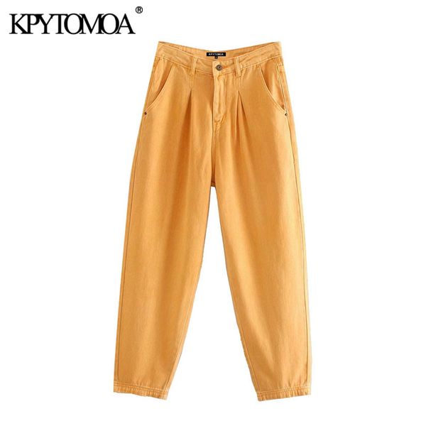 kpytomoa women 2020 fashion with pleats pockets jeans vintage high waist zipper harem pants female ankle trousers mujer, Blue
kpytomoa women 2020 fashion with pleats pockets jeans vintage high waist zipper harem pants female ankle trousers mujer, Blue