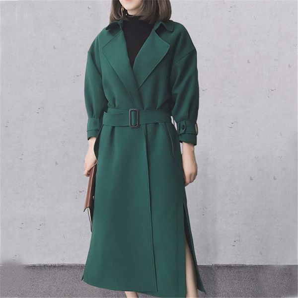 large size xl 5xl trench coat female 2019 fashion casual windbreaker long suit collar with raglan sleeves belt wild coat a805, Tan;black
large size xl 5xl trench coat female 2019 fashion casual windbreaker long suit collar with raglan sleeves belt wild coat a805, Tan;black