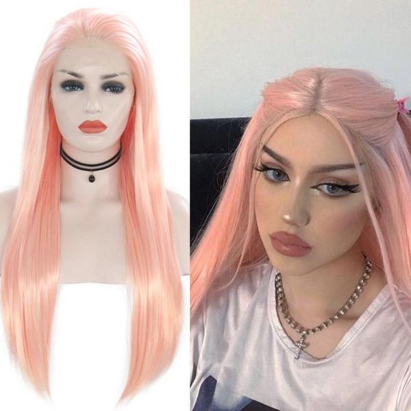 charisma pink straight wigs synthetic hair for women cosplay costume heat fiber silky straight lace front wig replacement wigs, Black
charisma pink straight wigs synthetic hair for women cosplay costume heat fiber silky straight lace front wig replacement wigs, Black