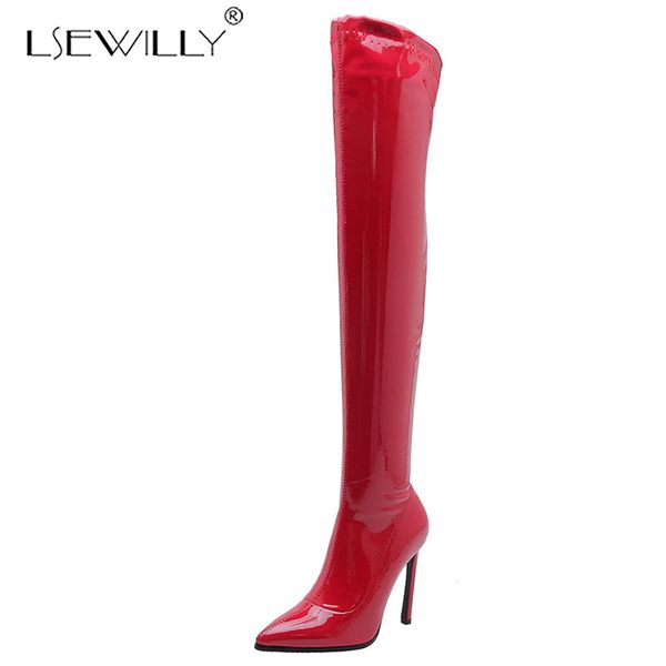 lsewilly 2020 new over the knee boots women pointed toe slip on thigh high boots high heels shoes long big size 34-43, Black
lsewilly 2020 new over the knee boots women pointed toe slip on thigh high boots high heels shoes long big size 34-43, Black