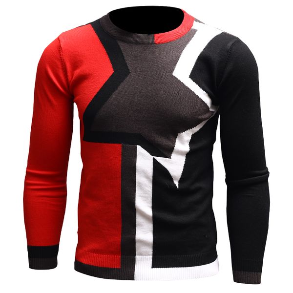 fashion warm star pattern sweater men o-neck knitted mens sweaters casual slim pullover male pull homme -3xl, White;black
fashion warm star pattern sweater men o-neck knitted mens sweaters casual slim pullover male pull homme -3xl, White;black