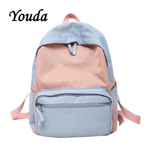 youda women's color matching backpack korea harajuku style canvas bag japanese casual fresh high school student backpacks
youda women's color matching backpack korea harajuku style canvas bag japanese casual fresh high school student backpacks